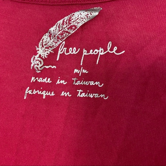 Free People Anthropologie Pink Tunic Dress Med - Picture 3 of 5